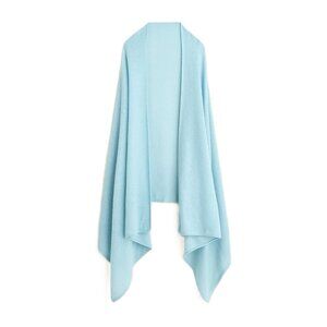 NWT-One Size-J.Crew Oversized cashmere wrap - Southern Sky